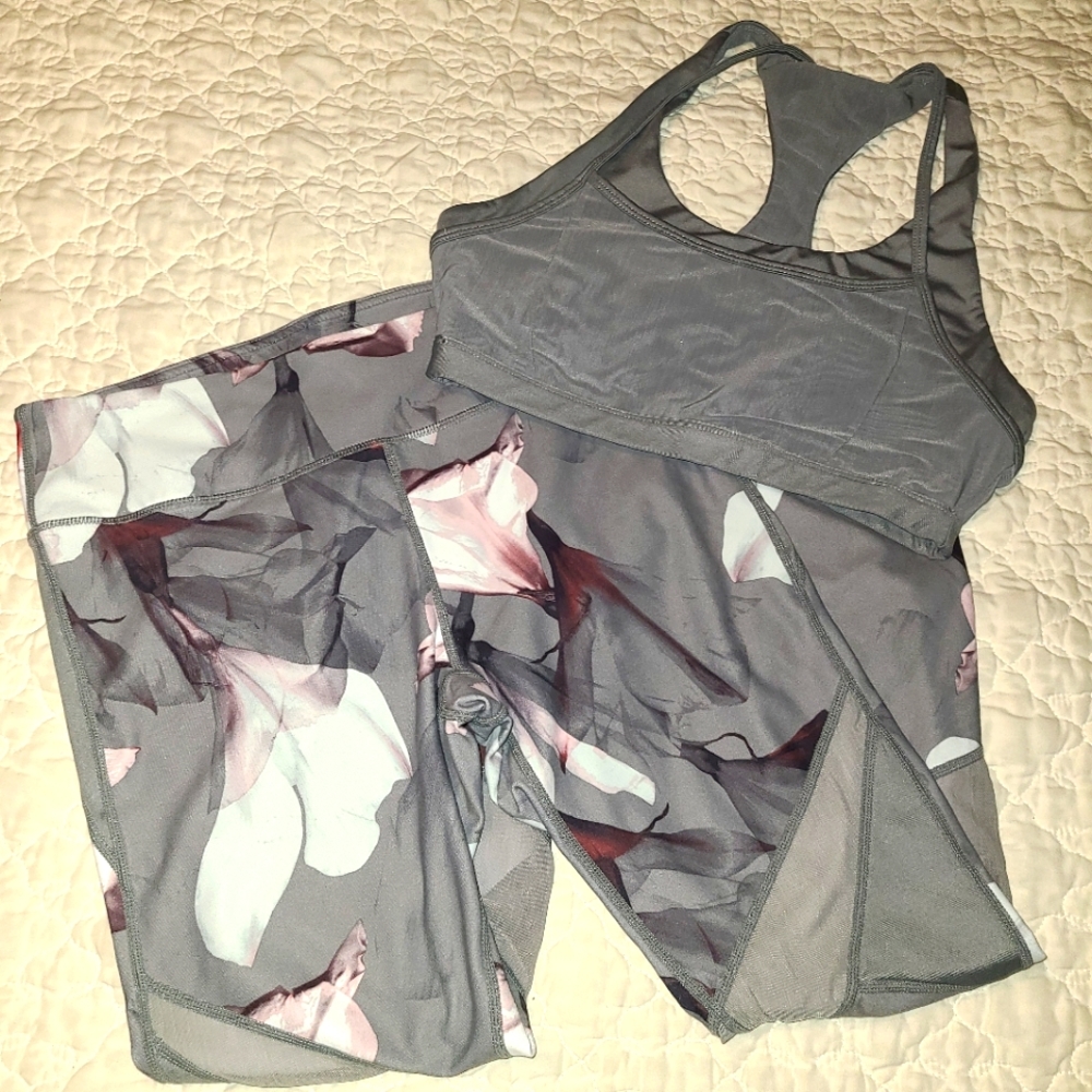 Fabletics leggings and sports bra